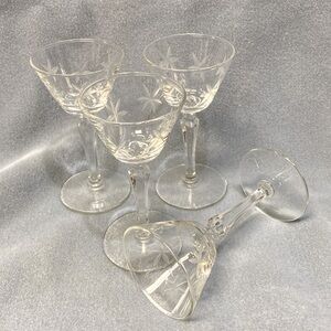 Libbey Candlelight 6 inch Champagne/Tall sherbet Glass 1930's